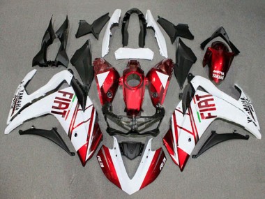 2015-2018 Yamaha YZF R3/R25 Motorcycle Fairings - White Red Fiat Motul UK
