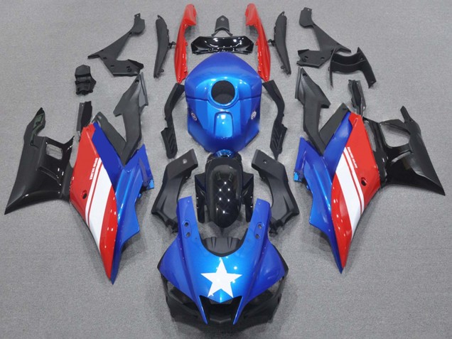 2015-2018 Yamaha YZF R3/R25 Motorcycle Fairings - Blue White Red Black UK