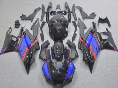 2015-2018 Yamaha YZF R3/R25 Motorcycle Fairings - Blue Red Glossy Black UK