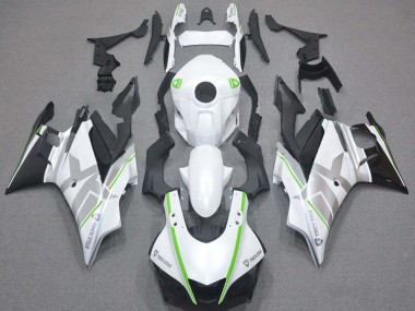 2019-2021 Yamaha YZF R3/R25 Motorcycle Fairings - White Green Silver Black UK