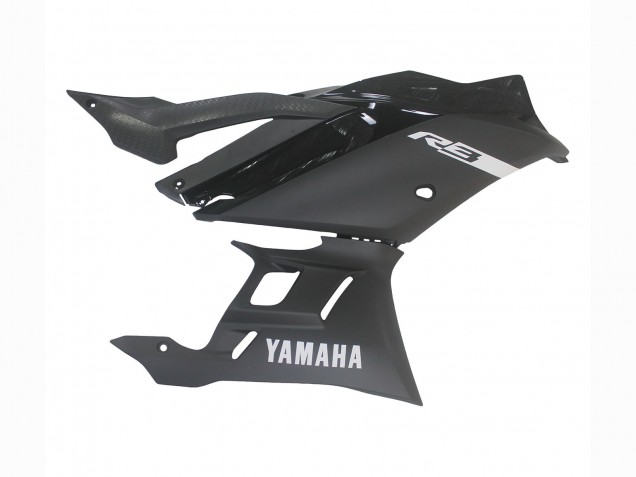 2019-2021 Yamaha YZF R3/R25 Motorcycle Fairings - Matte Black Silver UK