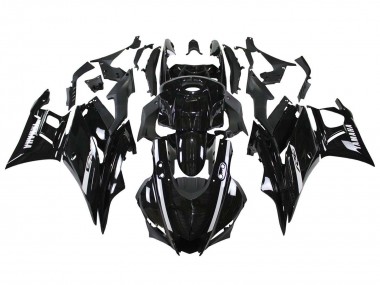 2019-2021 Yamaha YZF R3/R25 Motorcycle Fairings - Glossy Black White UK