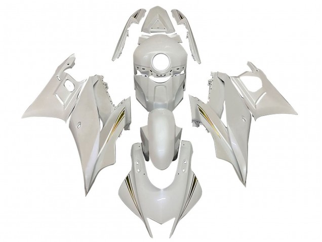 2019-2021 Yamaha YZF R3/R25 Motorcycle Fairings - White Gold UK