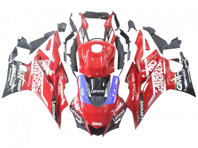 2019-2021 Yamaha YZF R3/R25 Motorcycle Fairings - Red Purple Black Valsir Lenovo UK