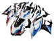 2019-2021 Yamaha YZF R3/R25 Motorcycle Fairings - White Blue Red Glossy Black UK