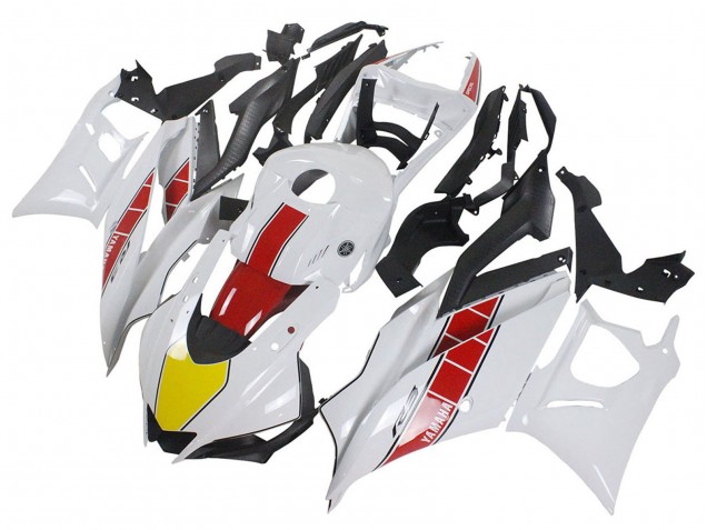 2019-2021 Yamaha YZF R3/R25 Motorcycle Fairings - White Red Yellow Black UK