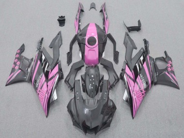 2022-2024 Yamaha YZF R3/R25 Motorcycle Fairings - Pink Black Monster UK
