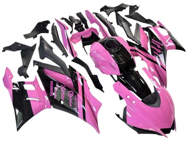 2022-2024 Yamaha YZF R3/R25 Motorcycle Fairings - Pink Glossy Black Monster UK
