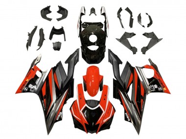 2022-2024 Yamaha YZF R3/R25 Motorcycle Fairings - Red Grey Black ENEOS UK