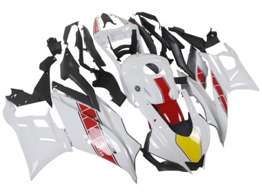 2022-2024 Yamaha YZF R3/R25 Motorcycle Fairings - White Red Yellow Black UK