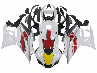 2022-2024 Yamaha YZF R3/R25 Motorcycle Fairings - White Red Yellow Black UK