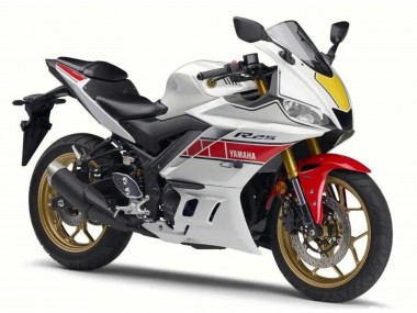 2022-2024 Yamaha YZF R3/R25 Motorcycle Fairing - White Red Black UK