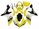 2007-2008 Yamaha YZF 1000 R1 Motorcycle Fairing - Yellow White Black UK