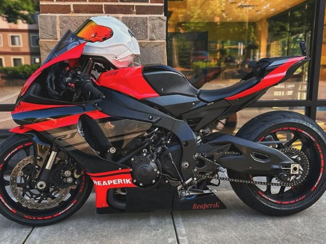 2015-2019 Yamaha YZF 1000 R1 Motorcycle Fairings - Red Black Silver UK