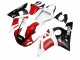 1998-2002 Yamaha YZF 600 R6 Motorcycle Fairings - White Red Glossy Black UK