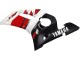 1998-2002 Yamaha YZF 600 R6 Motorcycle Fairings - White Red Glossy Black UK