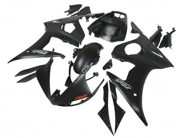 2006-2009 Yamaha YZF R6S Motorcycle Fairings - Matte Black UK