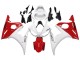 2003-2004 Yamaha YZF R6 Motorcycle Fairings - White Red UK