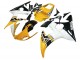 2006-2009 Yamaha YZF R6S Motorcycle Fairings - Yellow White Glossy Black UK