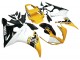 2006-2009 Yamaha YZF R6S Motorcycle Fairings - Yellow White Glossy Black UK