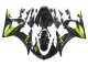 2006-2009 Yamaha YZF R6S Motorcycle Fairings - Glossy Black Neon Yellow UK