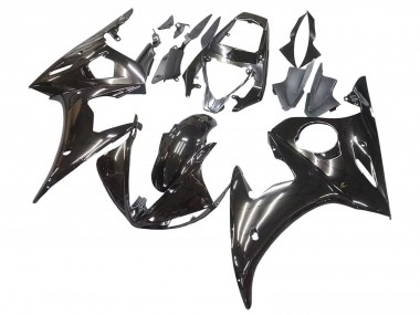 2006-2009 Yamaha YZF R6S Motorcycle Fairings - Glossy Black UK