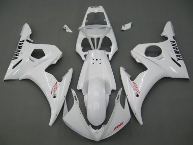 2006-2009 Yamaha YZF R6S Motorcycle Fairings - White UK