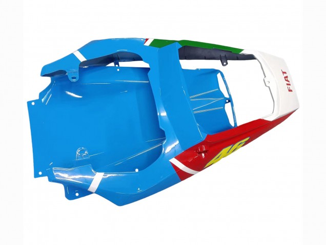 2005 Yamaha YZF 600 R6 Motorcycle Fairings - Light Blue White Green Red Kastinee Dunlop Motul UK