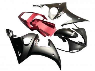 2005 Yamaha YZF 600 R6 Motorcycle Fairing - Matte Black Red UK
