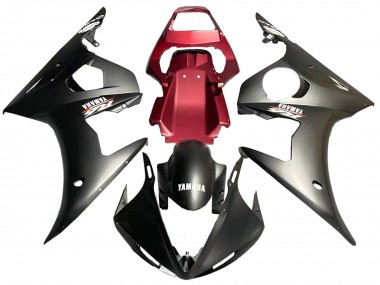 2005 Yamaha YZF 600 R6 Motorcycle Fairing - Matte Black Red UK