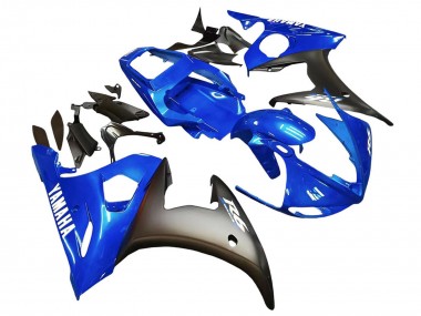 2005 Yamaha YZF 600 R6 Motorcycle Fairings - Blue Matte Black UK