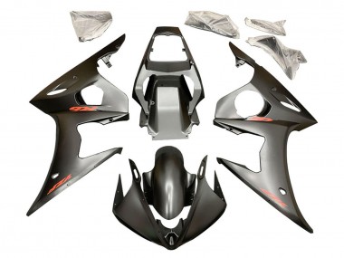 2005 Yamaha YZF 600 R6 Motorcycle Fairings - Matte Black Red UK