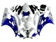 2006-2007 Yamaha YZF 600 R6 Motorcycle Fairings - White Blue Jordan UK