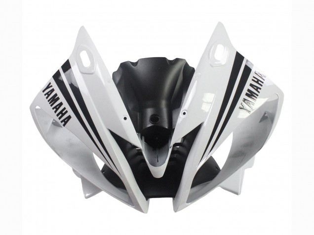 2006-2007 Yamaha YZF 600 R6 Motorcycle Fairings - White Glossy Black Motul Michelin UK