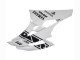 2006-2007 Yamaha YZF 600 R6 Motorcycle Fairings - White Glossy Black Motul Michelin UK
