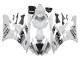 2006-2007 Yamaha YZF 600 R6 Motorcycle Fairings - White Glossy Black Motul Michelin UK