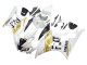2006-2007 Yamaha YZF 600 R6 Motorcycle Fairings - White Gold Black Fiat UK
