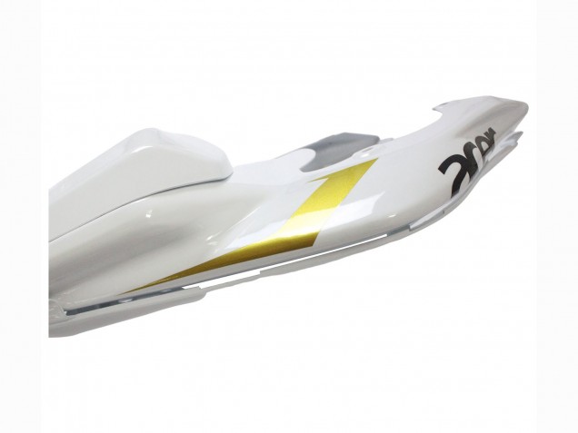 2006-2007 Yamaha YZF 600 R6 Motorcycle Fairings - White Gold Black Fiat UK