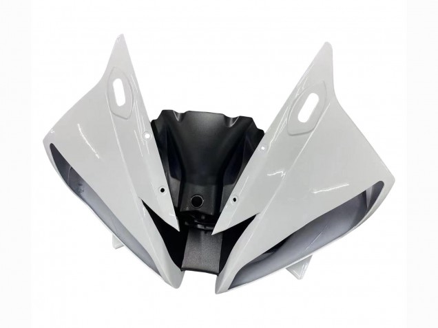 2006-2007 Yamaha YZF 600 R6 Motorcycle Fairings - White Matte Black UK