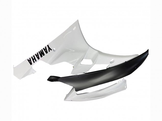 2006-2007 Yamaha YZF 600 R6 Motorcycle Fairings - White Matte Black UK