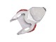 2006-2007 Yamaha YZF 600 R6 Motorcycle Fairings - White Red Black Motul UK