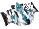 2006-2007 Yamaha YZF 600 R6 Motorcycle Fairings - White Blue Black Semakin Didepan ENEOS UK