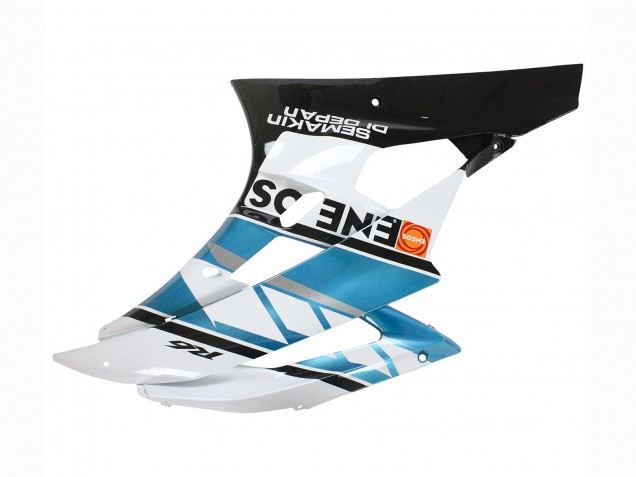 2006-2007 Yamaha YZF 600 R6 Motorcycle Fairings - White Blue Black Semakin Didepan ENEOS UK