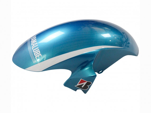 2006-2007 Yamaha YZF 600 R6 Motorcycle Fairings - White Blue Black Semakin Didepan ENEOS UK