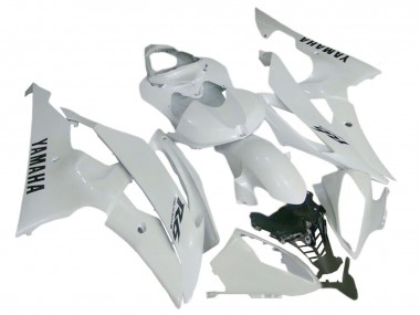 2008-2016 Yamaha YZF 600 R6 Motorcycle Fairings - Glossy White UK