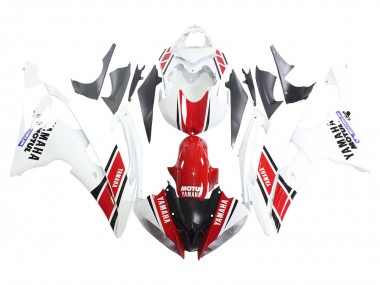 2008-2016 Yamaha YZF 600 R6 Motorcycle Fairings - White Red Black Motul Michelin UK