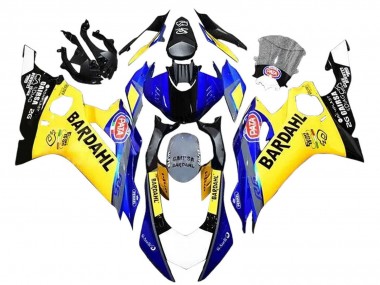 2008-2016 Yamaha YZF 600 R6 Motorcycle Fairings - Yellow Blue Black Bardahl UK