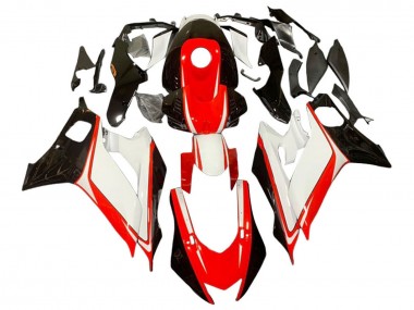 2017-2023 Yamaha YZF 600 R6 Motorcycle Fairings - White Red Glossy Black UK