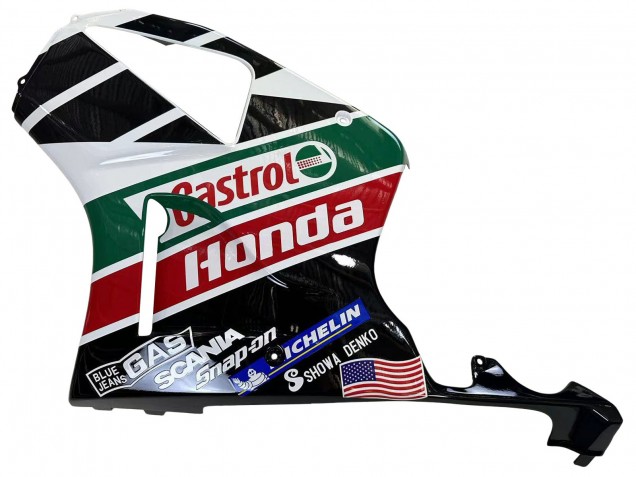 2000-2006 Honda VTR1000 Motorcycle Fairings - White Red Green Glossy Black Castrol UK