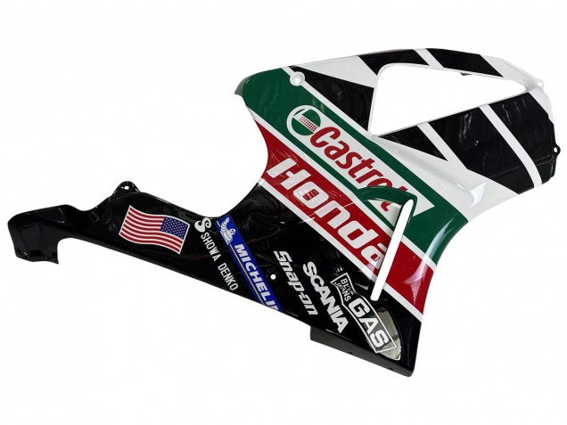 2000-2006 Honda VTR1000 Motorcycle Fairings - White Red Green Glossy Black Castrol UK